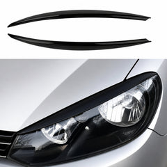 Pleoape Faruri Volkswagen Golf 6 ABS Negru Lucios