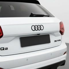 Emblemă Audi Q2 pentru portbagaj / haion, Negru Lucios