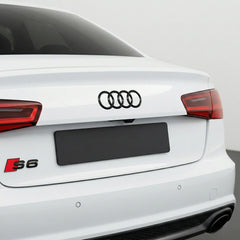 Emblemă Audi S6 pentru portbagaj / haion, Negru Lucios