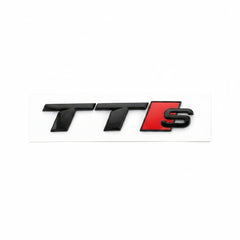 Emblemă Audi TTS pentru portbagaj / haion, Negru Lucios