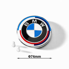 Emblema BMW 74mm 2 pini