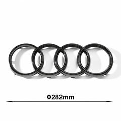 Emblemă față Audi A7 / S7 / RS7 C7 Facelift 282 mm, Negru Lucios
