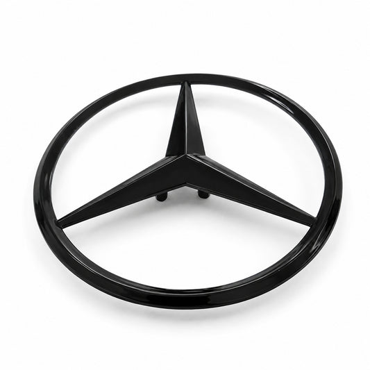 Emblemă Stea Portbagaj Mercedes-Benz A-Class W176 81 mm Negru Lucios, ABS
