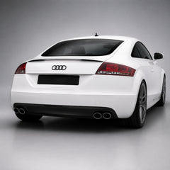 Set embleme Audi TT / TTS 8J, 263+202 mm, Negru Lucios