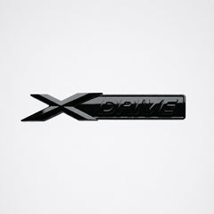 Emblemă xDrive BMW Portbagaj/Haion 9.5x1.5cm Negru Lucios, ABS
