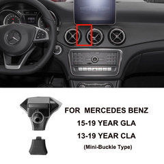 Suport Telefon Auto Dedicat Mercedes-Benz CLA-Class C117 / X117 (2013-2019) & GLA-Class X156 (2014-2019), tip Mini-Buckle –