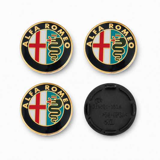 Set 4 Capace roata 56mm Alfa Romeo