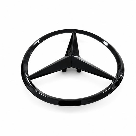 Emblemă Stea Portbagaj Mercedes-Benz A-Class W177 Hatchback 81 mm Negru Lucios, ABS