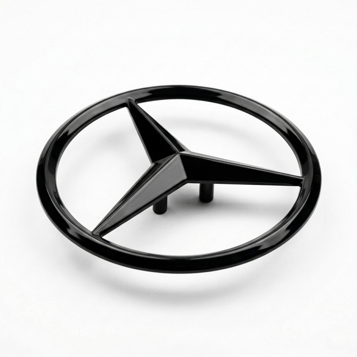 Emblemă Stea Portbagaj Mercedes-Benz E-Class W213 / S213 82 mm Negru Lucios, ABS