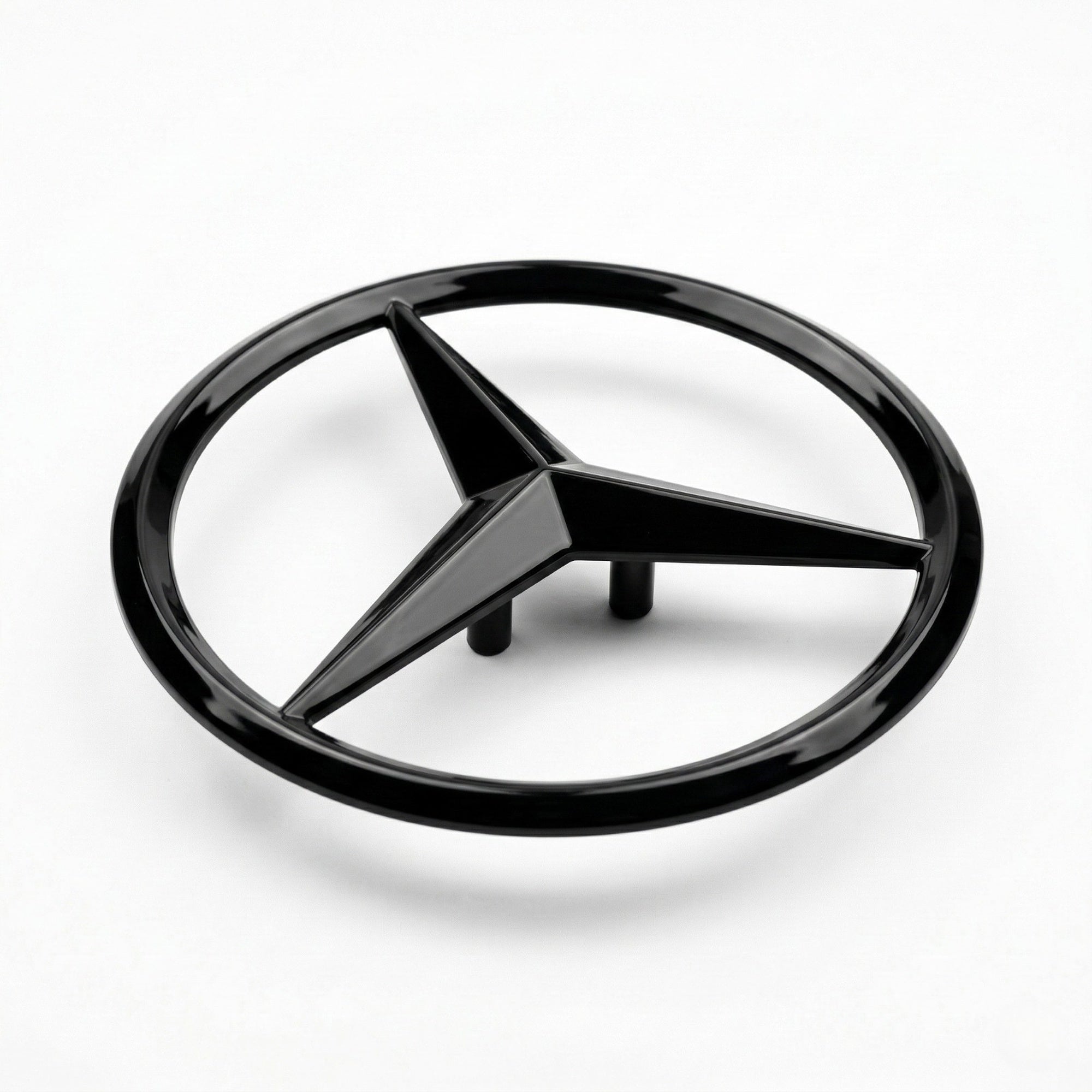 Emblemă Stea Portbagaj Mercedes-Benz GLC X253 90 mm Negru Lucios, ABS