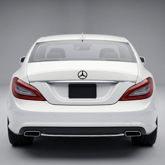 Emblemă Stea Portbagaj Mercedes-Benz CLS C218 80 mm Negru Lucios, ABS