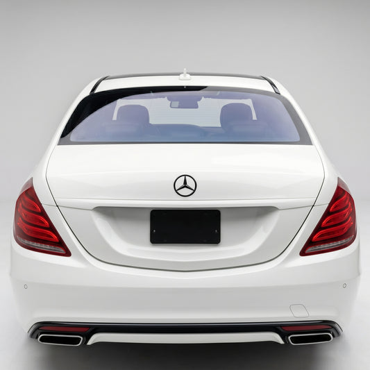 Emblemă Stea Portbagaj Mercedes-Benz S-Class W222 80 mm Negru Lucios, ABS