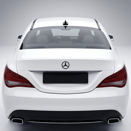 Emblemă Stea Portbagaj Mercedes-Benz CLA C117 82 mm Negru Lucios, ABS