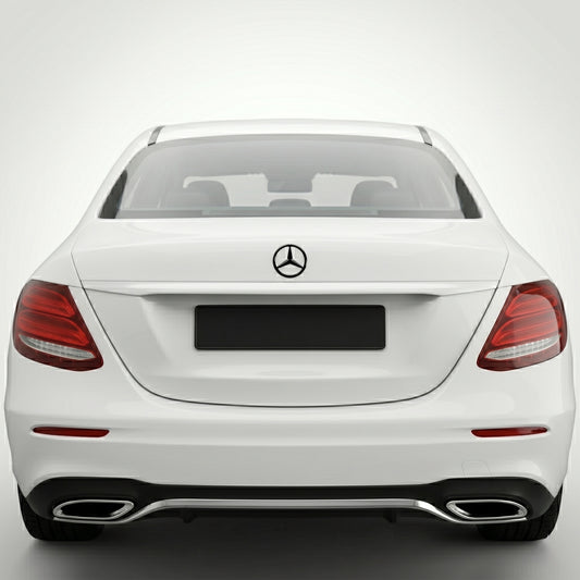 Emblemă Stea Portbagaj Mercedes-Benz E-Class W213 / S213 82 mm Negru Lucios, ABS