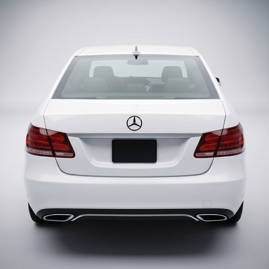Emblemă Stea Portbagaj Mercedes-Benz E-Class W212 89 mm Negru Lucios, ABS