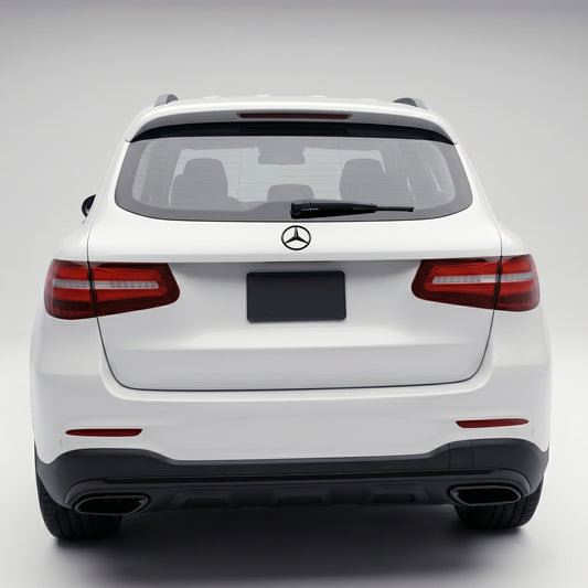 Emblemă Stea Portbagaj Mercedes-Benz GLC X253 90 mm Negru Lucios, ABS