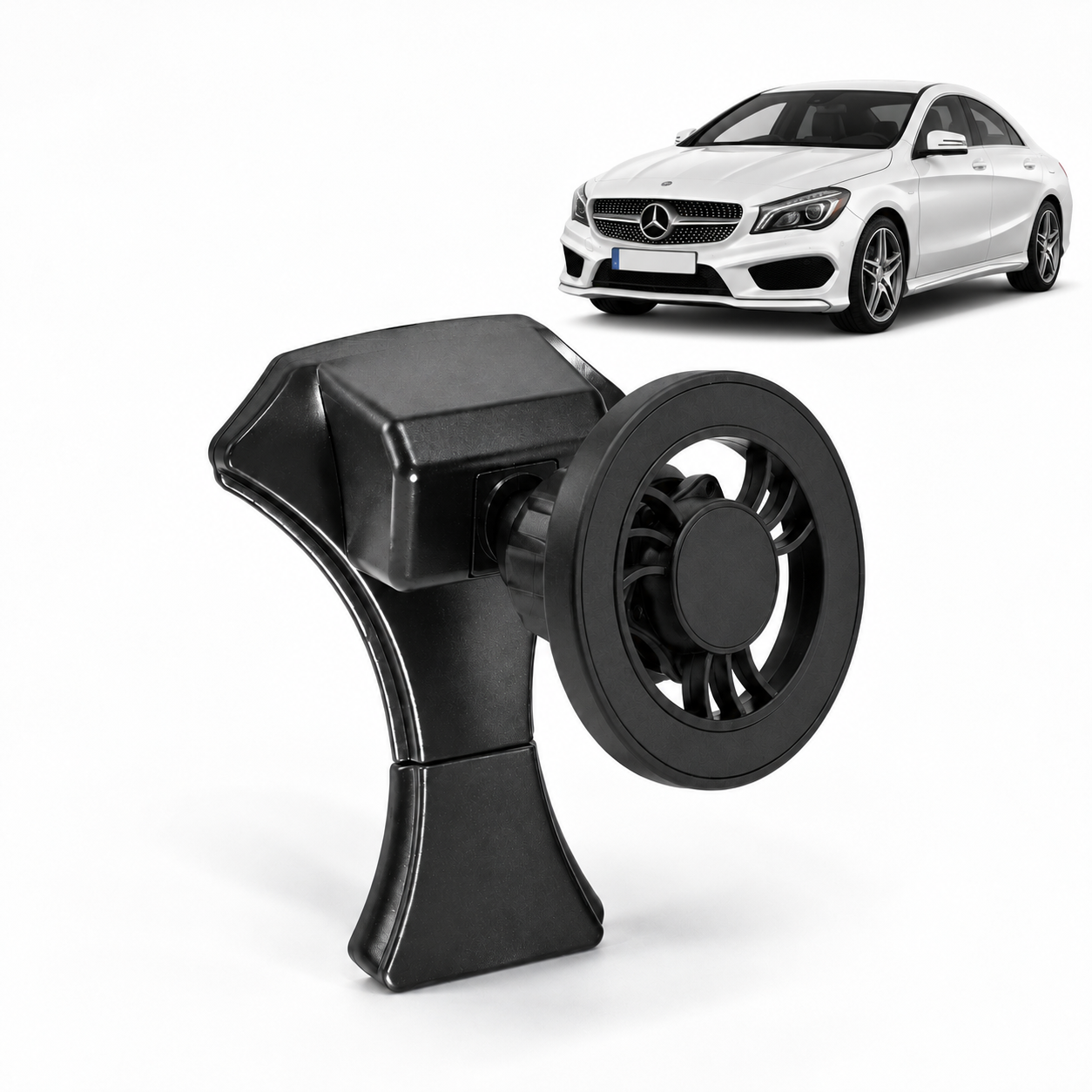 Suport Telefon Auto Dedicat Mercedes-Benz CLA-Class C117 / X117 (2013-2019) & GLA-Class X156 (2014-2019), tip Mini-Buckle –