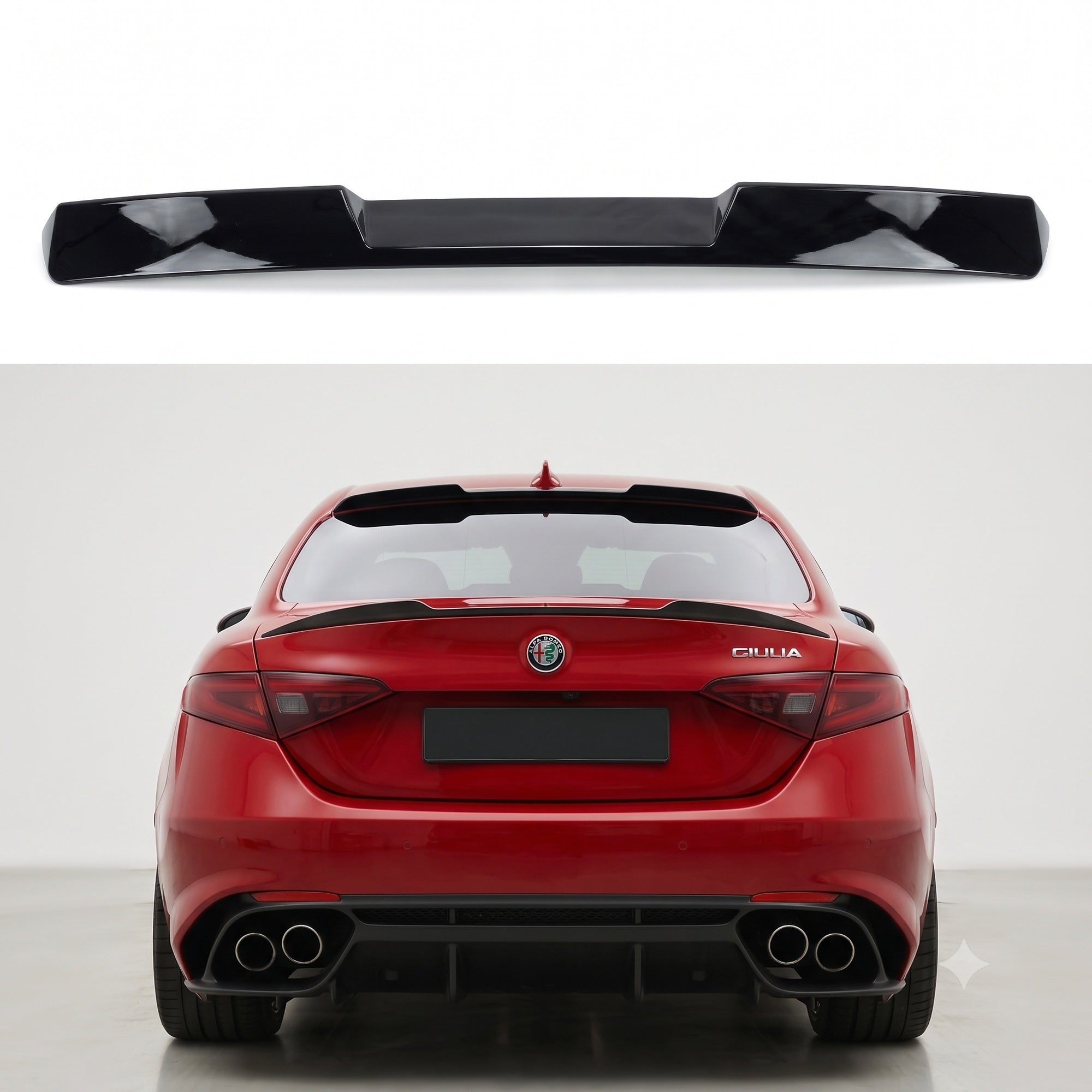 Eleron Luneta Alfa Romeo Giulia ABS Negru Lucios