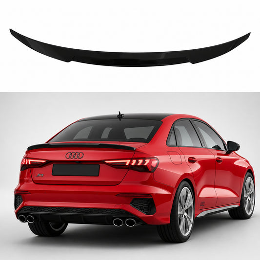 Eleron Portbagaj Audi A3 8Y M4 design ABS Negru Lucios