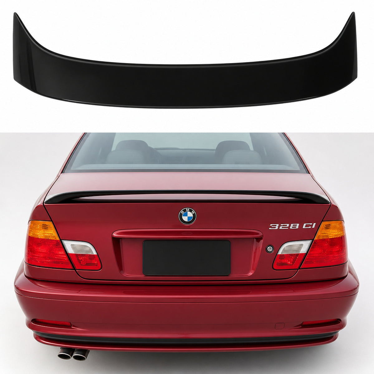 Eleron Portbagaj BMW Seria 3 E46 Coupe ABS Negru Lucios
