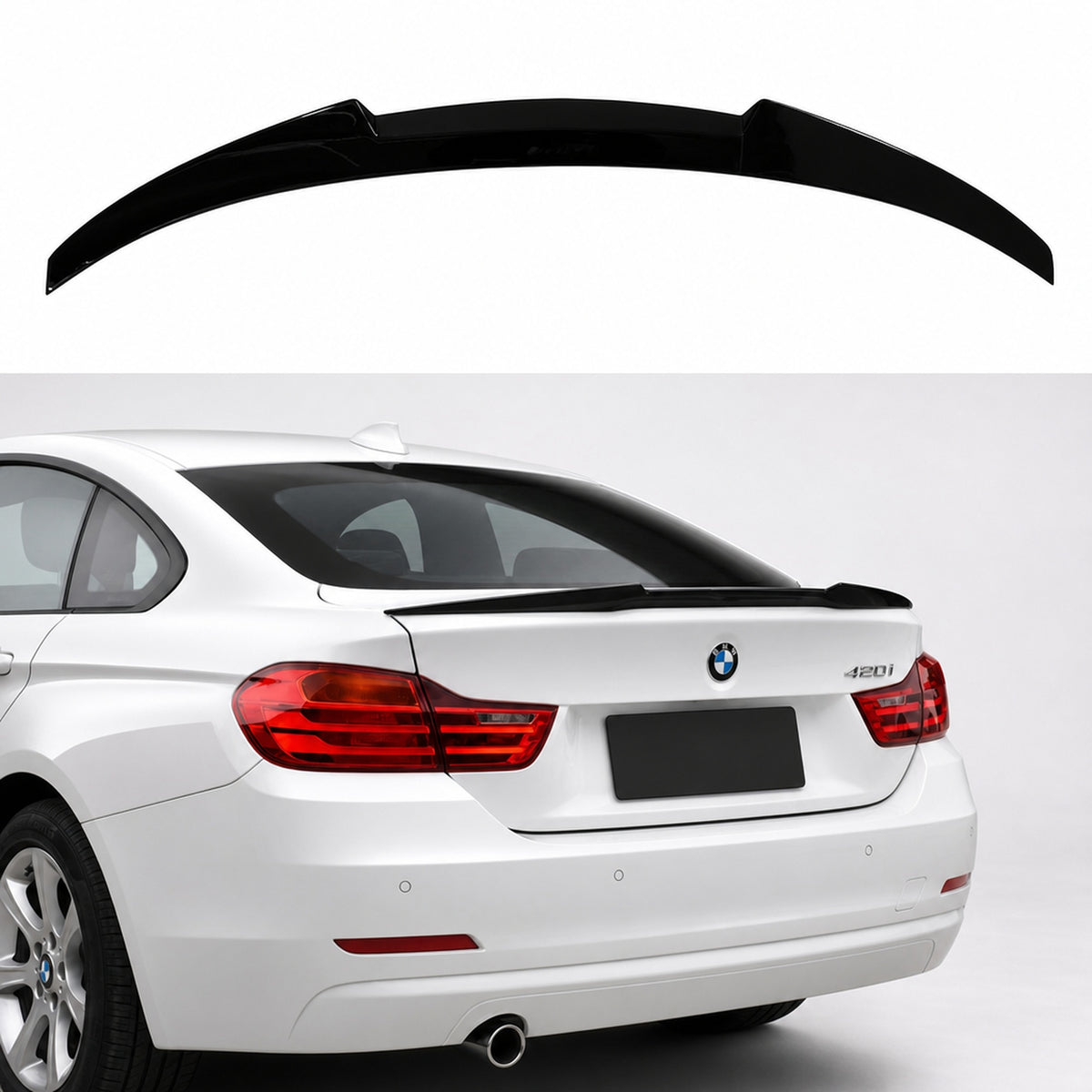 Eleron Portbagaj BMW Seria 4 F36 M4 Style ABS Negru Lucios