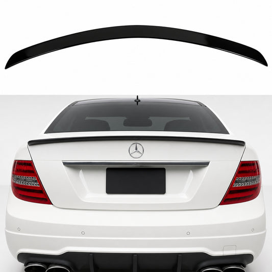 Eleron Portbagaj Mercedes Benz C Class W204 AMG Design ABS Negru Lucios