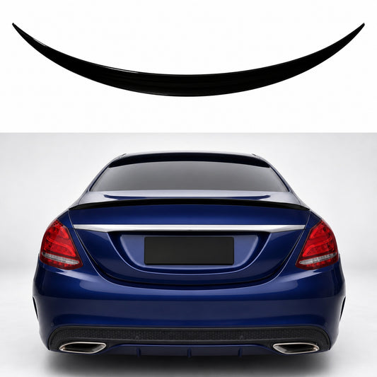 Eleron Portbagaj Mercedes Benz C Class W205 AMG Design ABS Negru Lucios