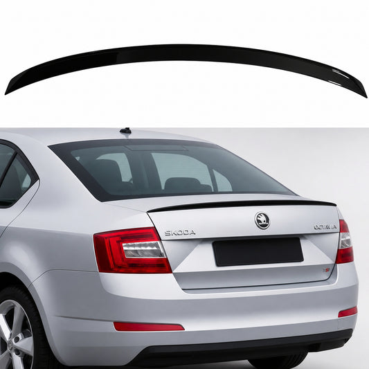 Eleron Portbagaj Skoda Octavia Mk3 ABS Negru Lucios
