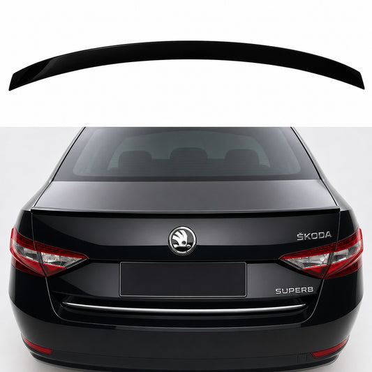 Eleron Portbagaj Skoda Superb III B8 Typ 3V ABS Negru Lucios