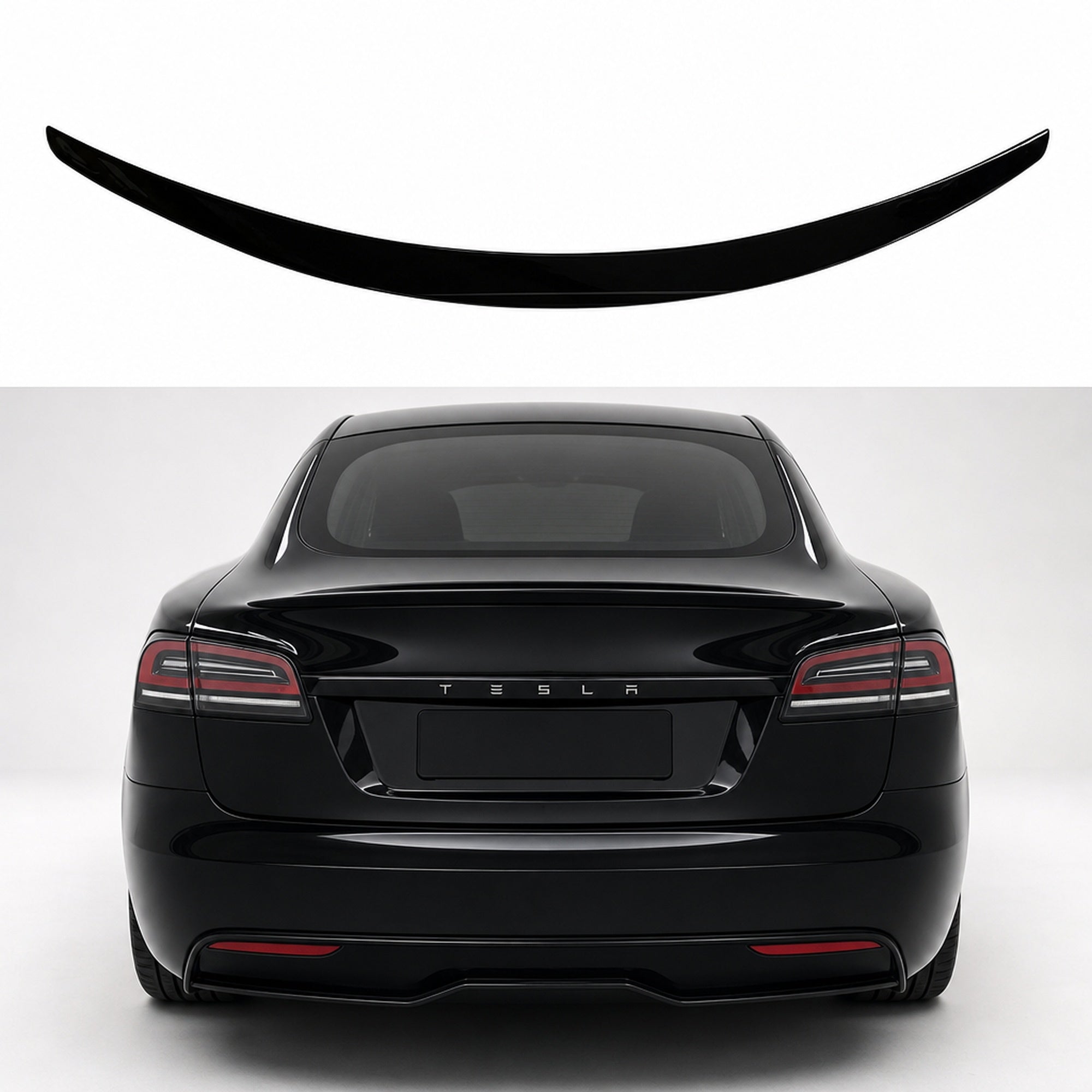 Eleron Portbagaj Tesla Model S ABS Negru Lucios