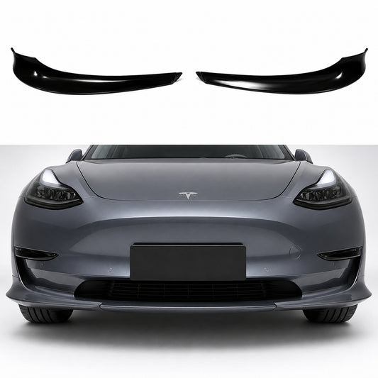 Set ornamente bară față Tesla Model 3 Pre-Refresh 2017–2022 DRT WORKS Jedi Design – ABS negru lucios