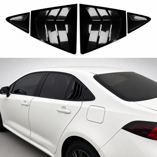 Ornamente Geam Spate Toyota Corolla Sedan E210 ABS Negru Lucios