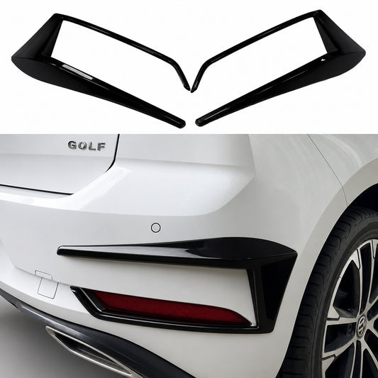 Ornamente Proiectoare Spate Volkswagen Golf 7 5 R Line GTI ABS Negru Lucios
