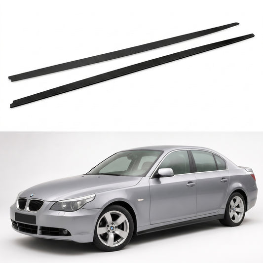 Praguri Laterale BMW Seria 5 E60 E61 ABS Negru Lucios