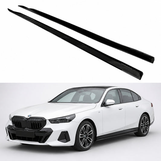 Praguri Laterale BMW Seria 5 G60 G61 MP AERO ABS Negru Lucios