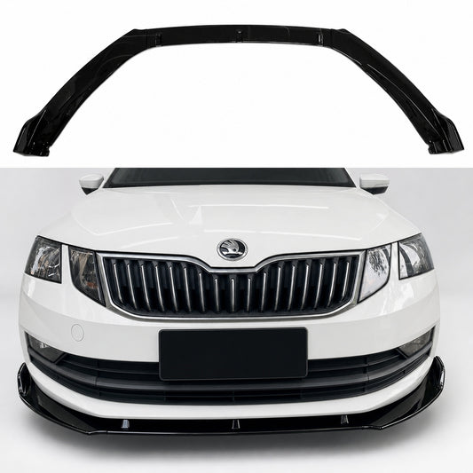 Prelungire Bara Fata Skoda Octavia Mk3 Bara Standard ABS Negru Lucios