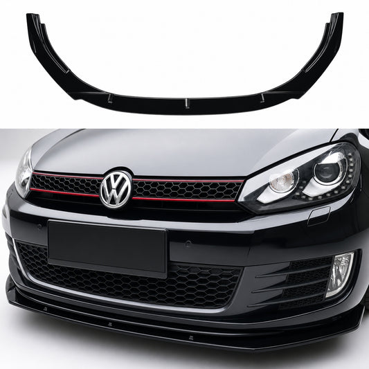 Prelungire Bara Fata Volkswagen Golf 6 GTI ABS Negru Lucios