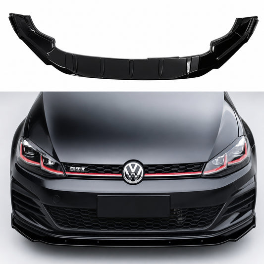 Prelungire Bara Fata Volkswagen Golf 7 5 Facelift R Line GTI ABS Negru Lucios