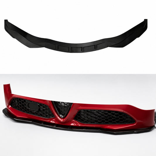 Prelungire Bara fata Alfa Romeo Giulia ABS Negru Lucios