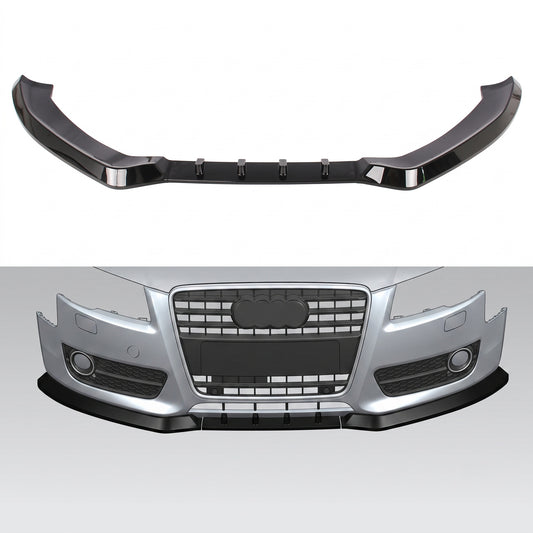 Prelungire Bara fata Audi A5 8T 2007 2011 ABS Negru Lucios