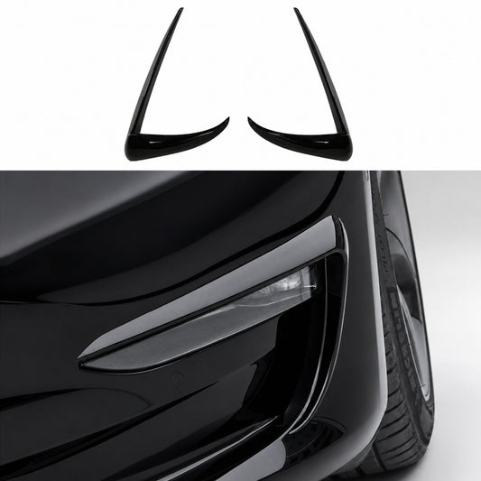 Rame Proiectoare Ceata Tesla Model 3 Pre Refresh Aero Design 2017 2022 ABS Negru Lucios