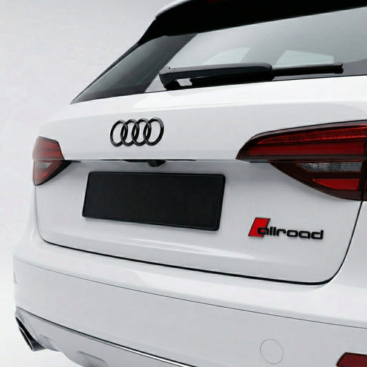 Emblemă Audi allroad pentru portbagaj / haion, Negru Lucios