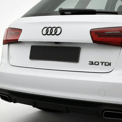 Emblemă Audi 3.0 TDI pentru portbagaj / haion, Negru Lucios