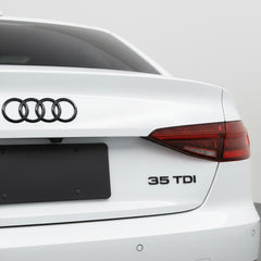 Emblemă Audi 35 TDI pentru portbagaj / haion, Negru Lucios