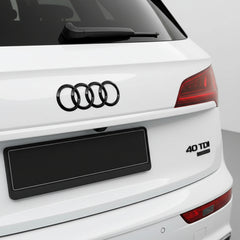 Emblemă Audi 40 TDI pentru portbagaj / haion, Negru Lucios