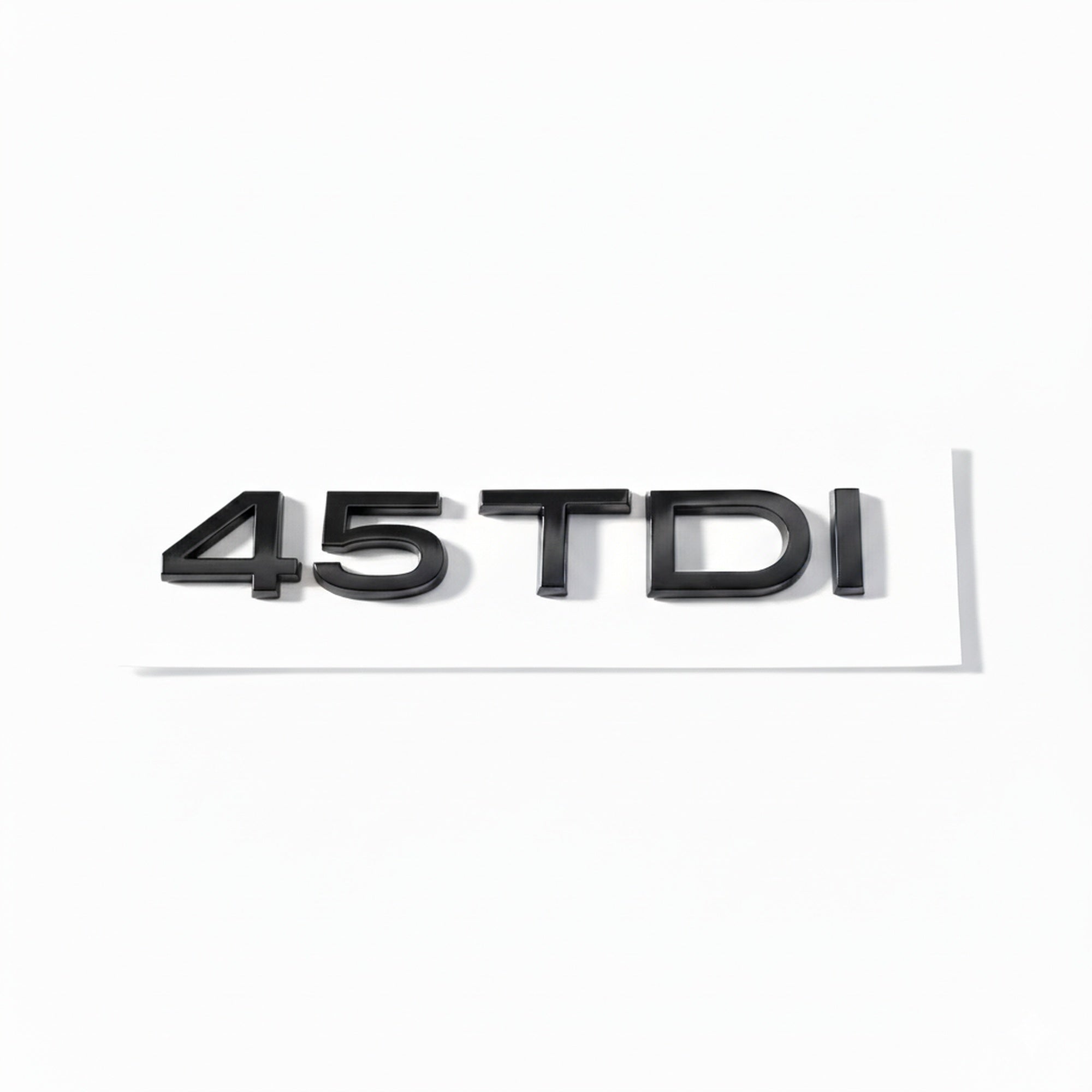 Emblemă Audi 45 TDI pentru portbagaj / haion, Negru Lucios