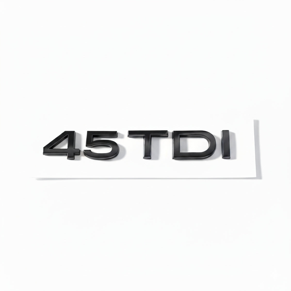 Emblemă Audi 45 TDI pentru portbagaj / haion, Negru Lucios