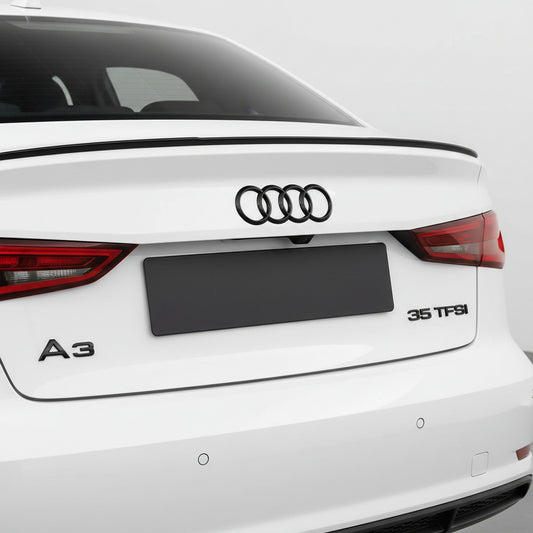 Emblemă Audi A3 pentru portbagaj / haion, Negru Lucios