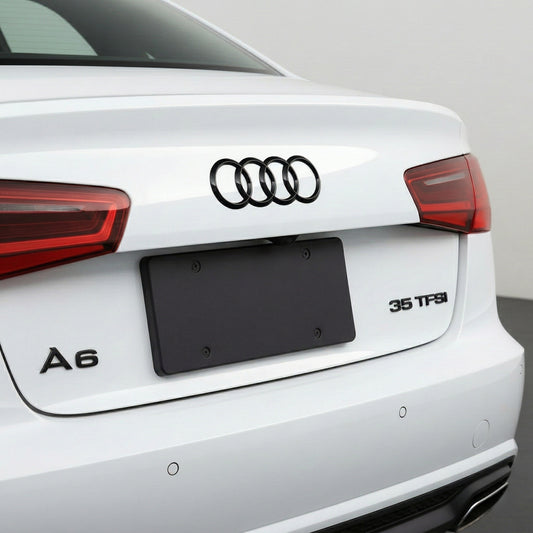 Emblemă Audi A6 pentru portbagaj / haion, Negru Lucios