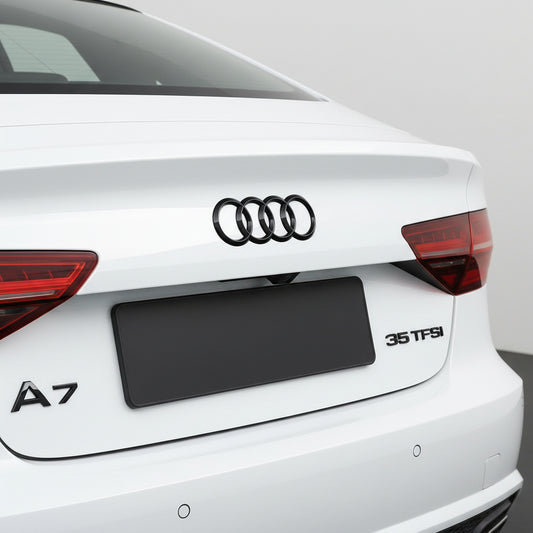 Emblemă Audi A7 pentru portbagaj / haion, Negru Lucios